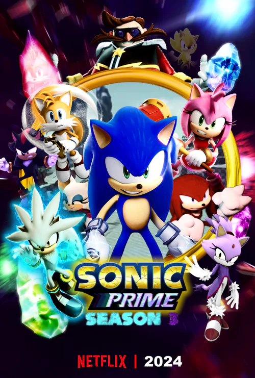 Sonic Prime Season 3 - Teaser Poster (Fanmade( by heybolol on