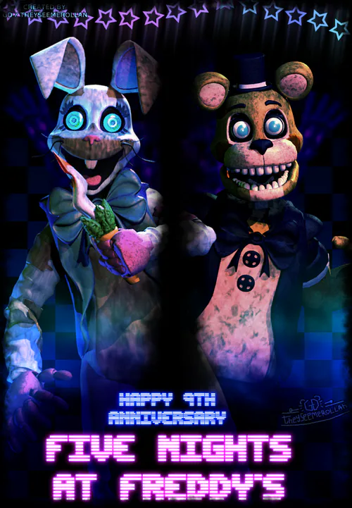 Jack-O-Glamrock Wilzy on Game Jolt: Fnaf: Nightmare Wallpaper