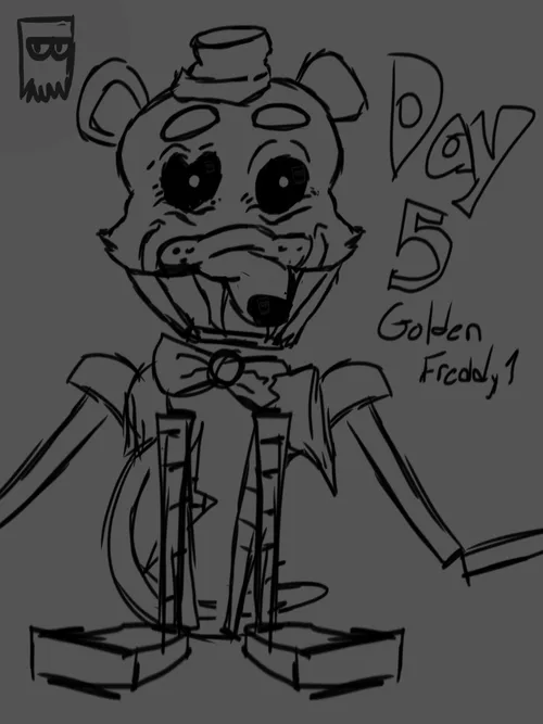 Drawing fnaf dwaings till the movie comes out day 5. (Suggested by