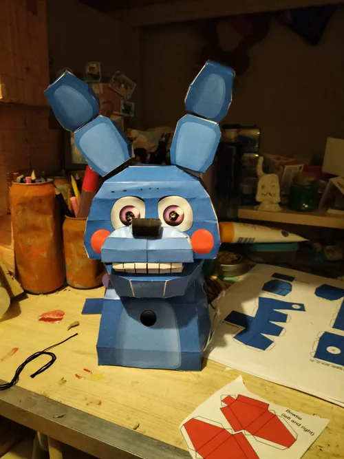 fnaf papercraft  Freddy Fazbear Plush Template by