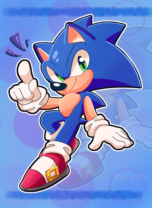 cool sonic fanart #11 (art by chaosrice) - Imgflip