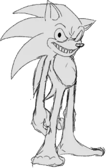 Sonic.exe Sketch, 2017 Digital Art~!