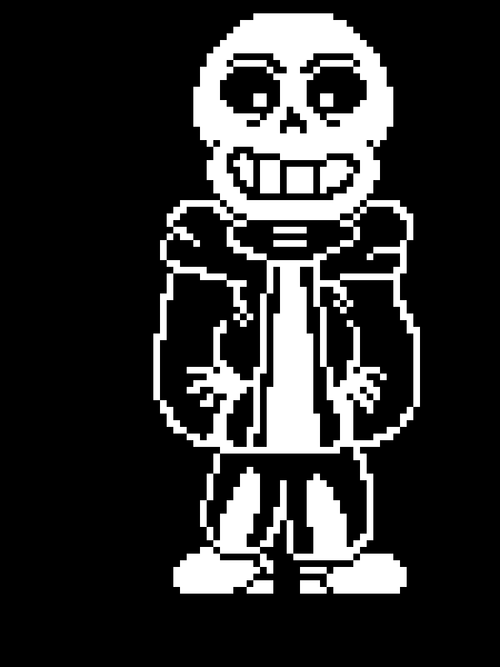 Undertale - Sans (Battle Sprites v2) by ItsJustDiamond on DeviantArt