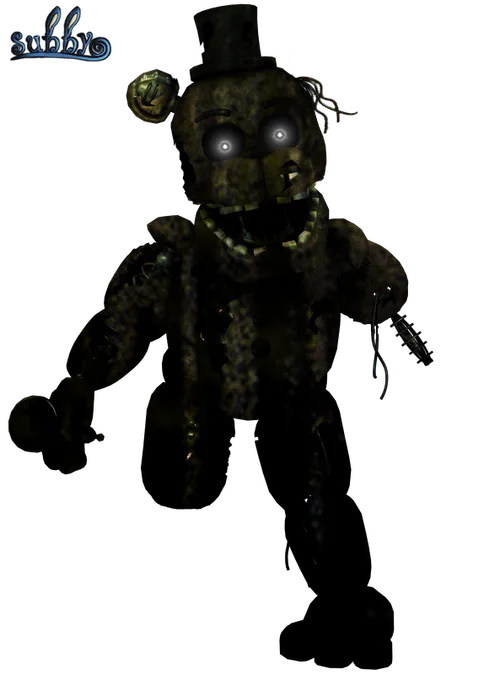 Fixed Withered Freddy by 10-CLOWN-10 on DeviantArt