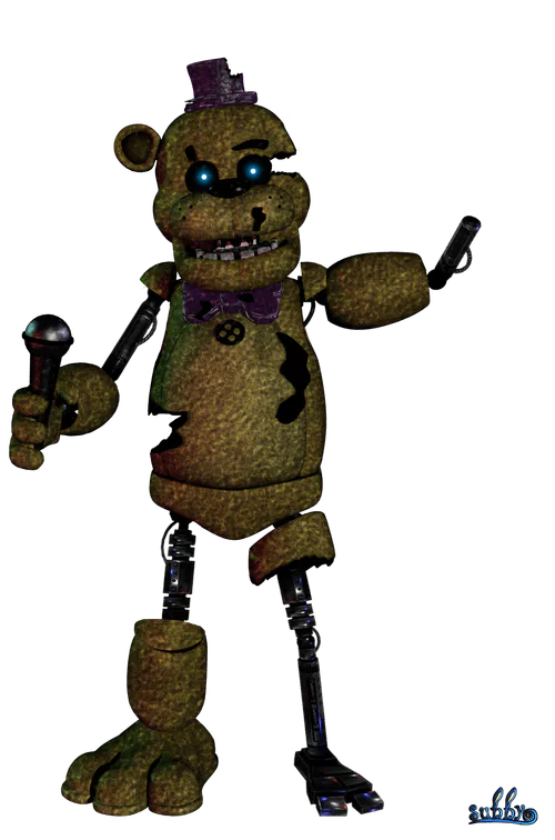 Nightmare Fredbear and Glitchtrap vs Fredbear and Springbonnie