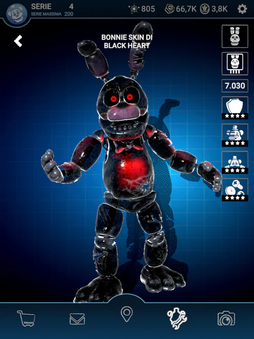 Fnaf AR Mod By me Vr black heart bonnie. Link to download:   :  r/fivenightsatfreddys