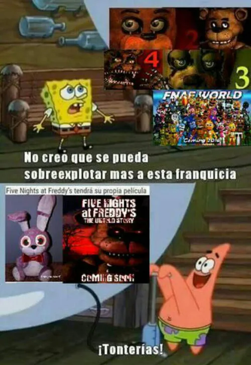 5NAF3 on a bottle code thingy?  Memes de videojuegos, Memes