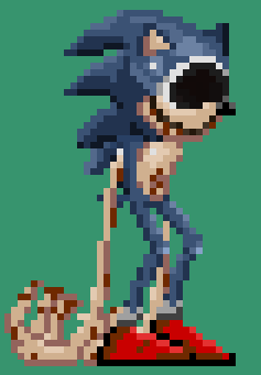 Kaua16 on Game Jolt: first time doing a pixel art, made this based on my  sonic.exe desig