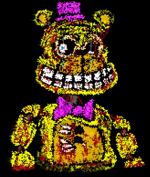 Fredbear ucn pixel art