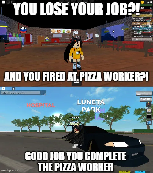 roblox memes on X: Pizza Pun #3 (this took an hour to make) @ROBLOX   / X