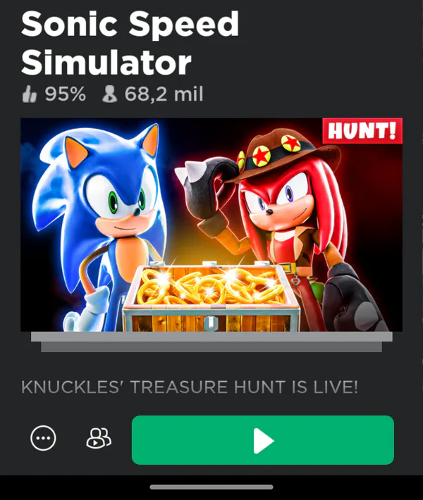 NEW* TREASURE HUNT KNUCKLES EVENT (SONIC SPEED SIMULATOR) 