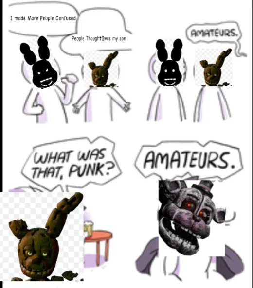 credits (twitter): blueycapsules  Fnaf funny, Fnaf memes, Fnaf characters