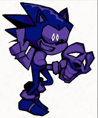 Majin Sonic has a mask? on Make a GIF