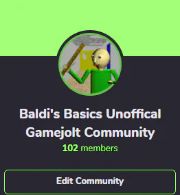 New posts in baldi's basics mods! - Baldi's Basics Classic And Plus  Communtiy! Community on Game Jolt