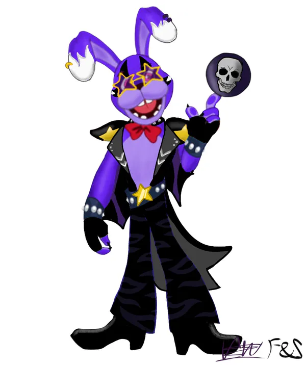 mushramoo — @jack-o-phantom's Glamrock Bonnie design was just