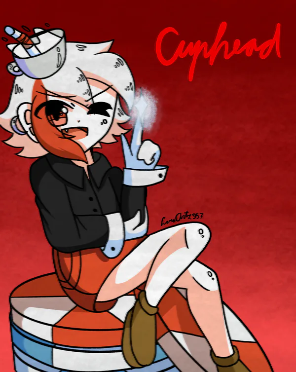Gummi Cuphead and Gingerbread Mugman by Animekid0839 -- Fur Affinity [dot]  net