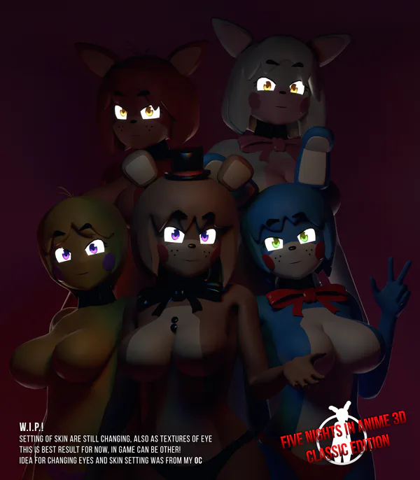 Five Nights in Anime 3D CLASSIC EDITION by TheDezetr - Game Jolt