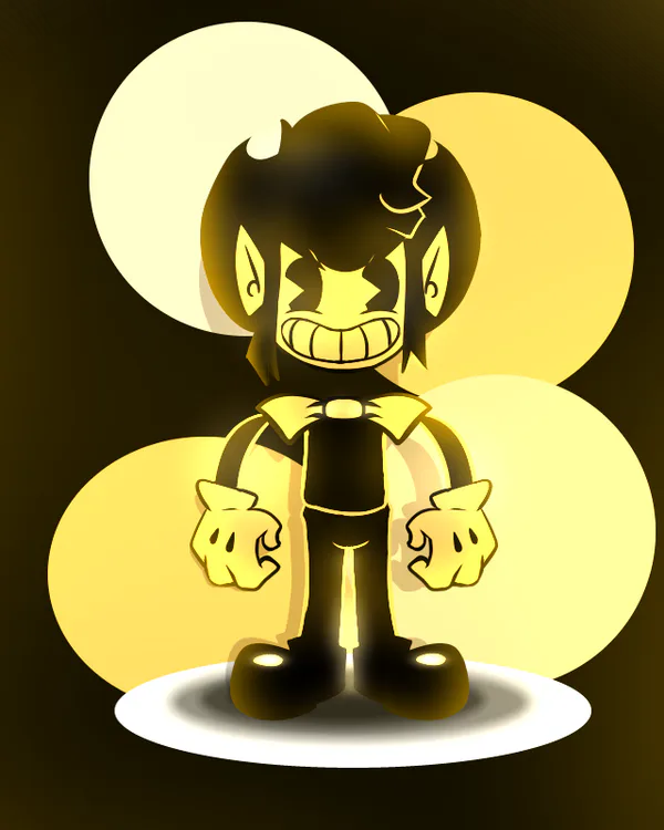 Bendy in Cuphead show #fyp #bendy #bendyandtheinkmachine #batim