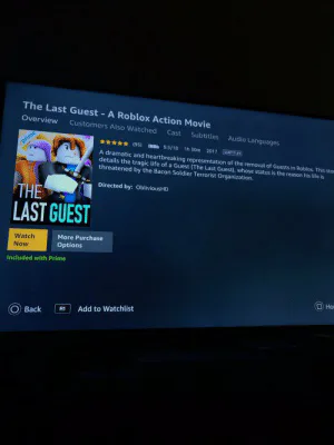 Watch The Last Guest - A Roblox Action Movie