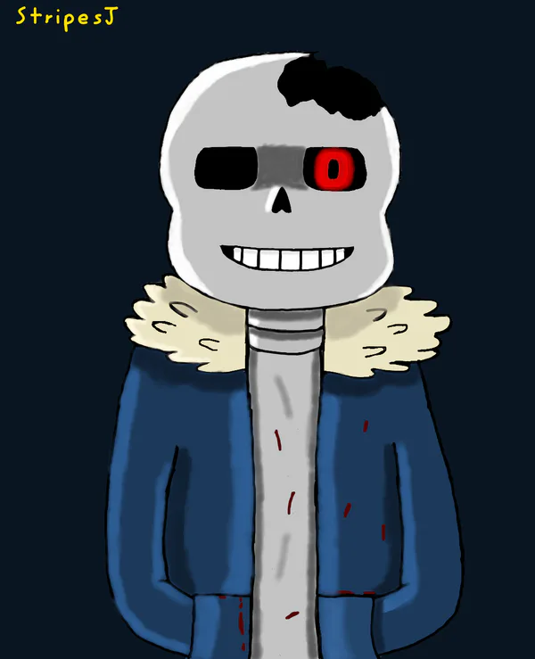 Horror!Sans Sprite (Horrortale) by NateT-G  Undertale pixel art, Horror  sans, Anime pixel art