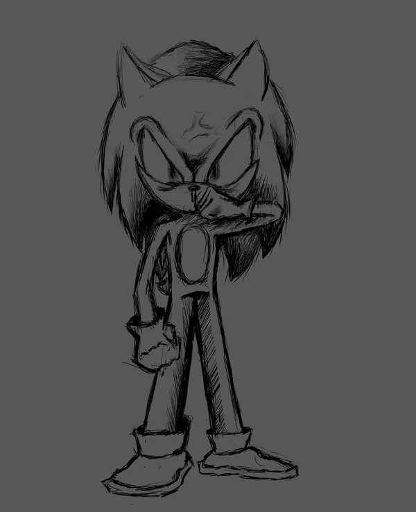 Sonic.EXE (Faker) in 2023  Fan art drawing, Fan art, Funkin