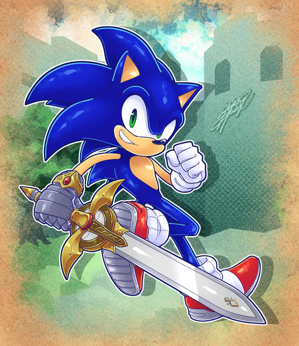 cool sonic fanart #11 (art by chaosrice) - Imgflip