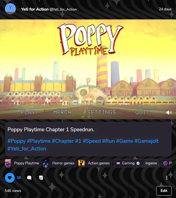 New posts in Fanarts - Poppy Playtime Community on Game Jolt