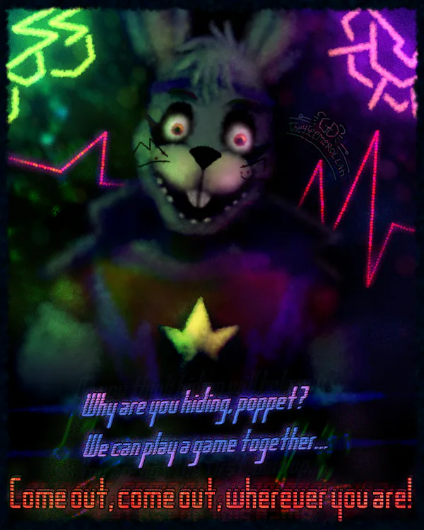 Pixilart - Glitchtrap Fanart by UwU-4-Life