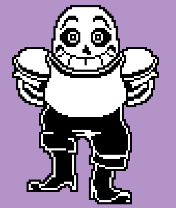 Pixilart - Underswap Sans (Battle) by AmazinG