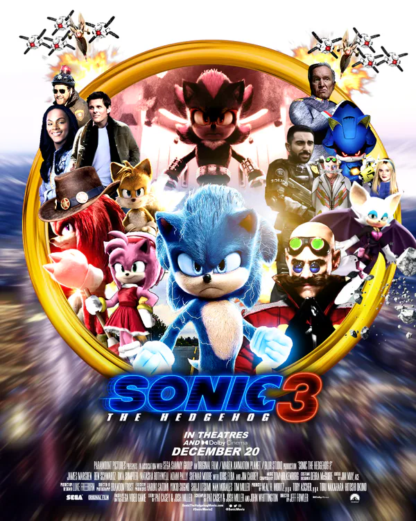 Samuel Lukas The Hedgehog on Game Jolt: Sonic Movie 3 (2024