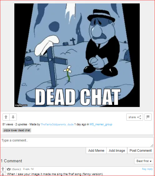 dead chat xd - Imgflip