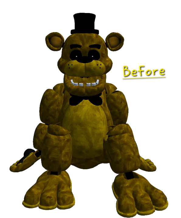 motoqueiro feintensme on Game Jolt: stage 01 fredbear credits: model by