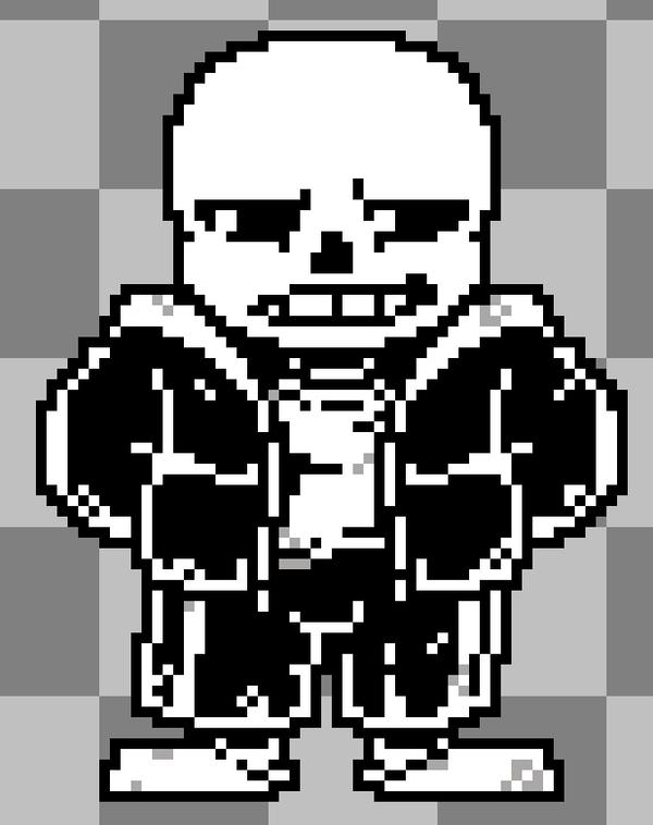 Final encounter sans pixel art