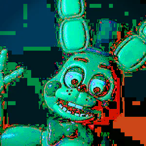 Glitchtrap plays Five Nights At Freddy's in its original form