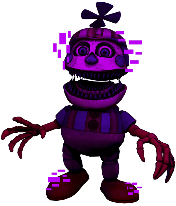 FNAF world - Nightmares and Purple Guy