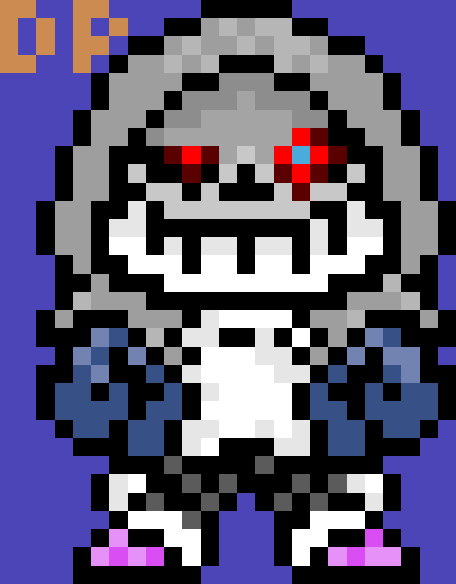 Pixilart - DUST SAN SPRITE by Sonic-sans