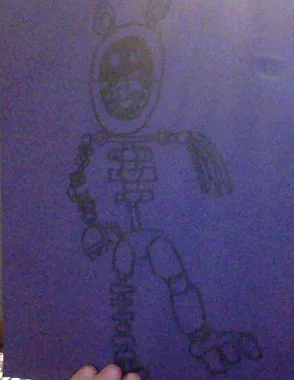 FNAF The Joy Of Creation (ignited Bonnie drawing)