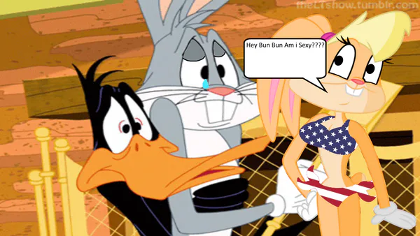 bugs bunny and lola bunny kissing tumblr