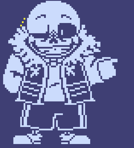 Sans sus pixel art