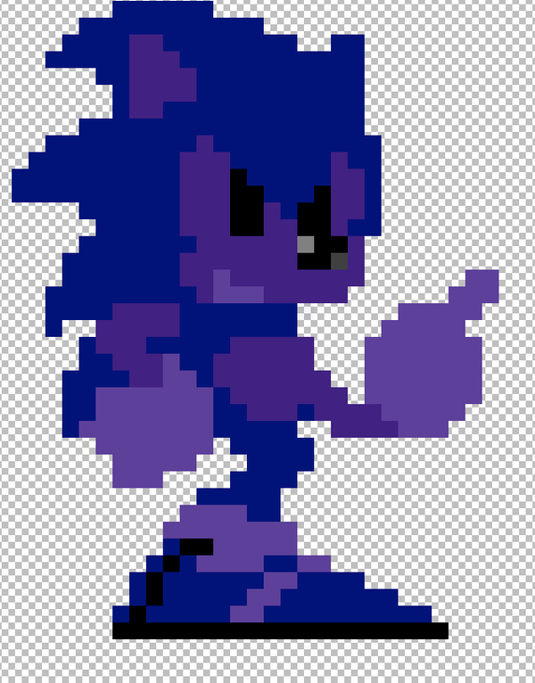 Editing Majin Sonic - Free online pixel art drawing tool - Pixilart