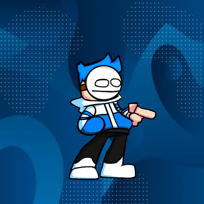 Blue Slender 🔵  Blue avatar, Slender, Roblox