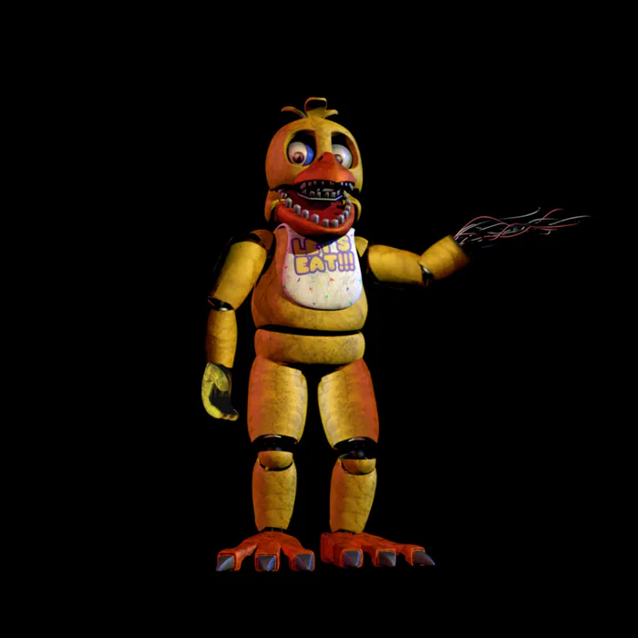 Dc2 / FNaF ) Withered chica Voice Lines - Animation 