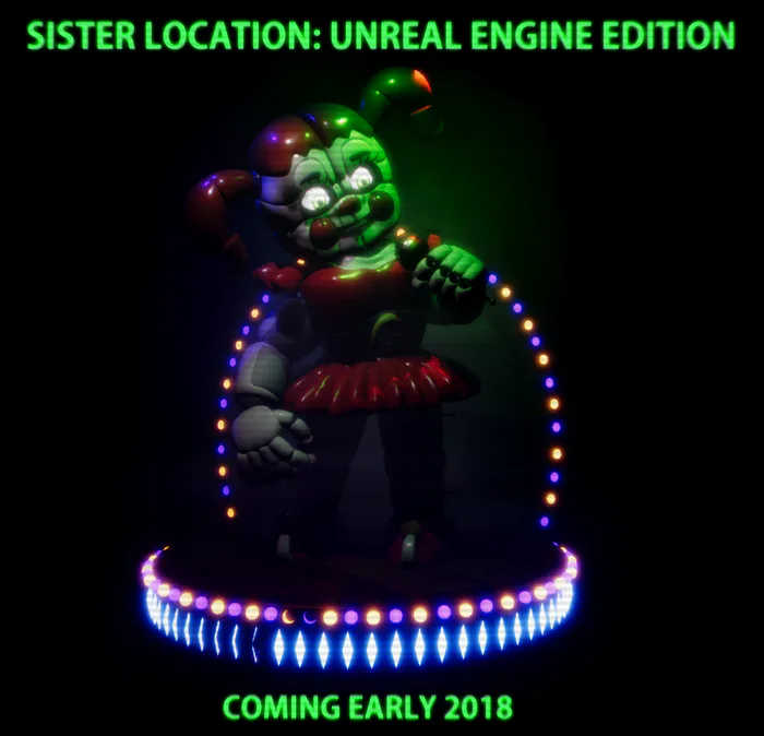 FNaF Sister Location Update #1 – OMG Girls Game!