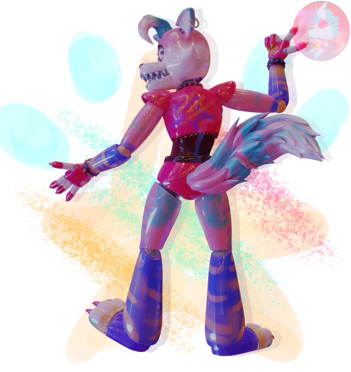 A very weird Funtime Chica render - fivenightsatfreddys