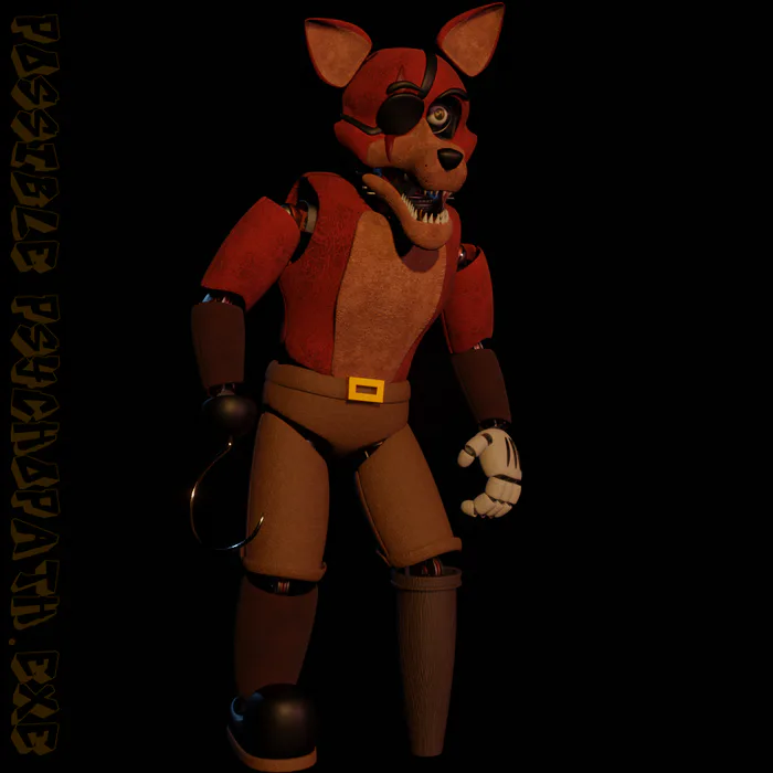 Fnaf World - Withered Foxys original voice (Foxy.EXE) 