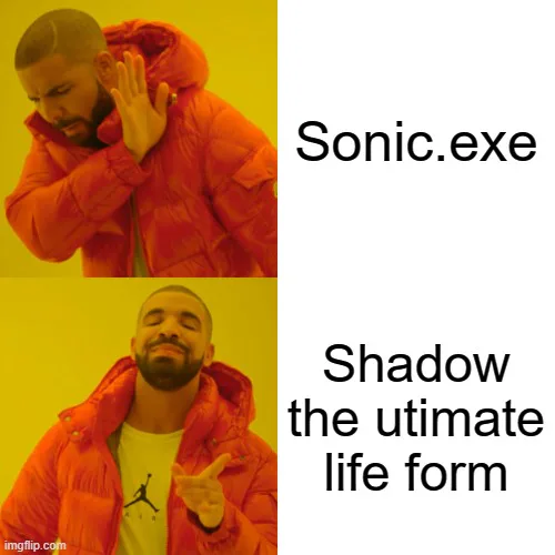 Sonic and shadow Blank Template - Imgflip