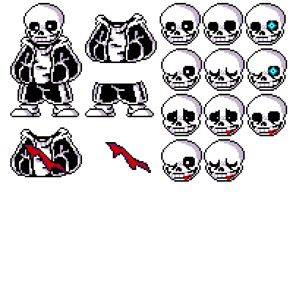 i made Sans pixel art in Google Docs. : r/Undertale