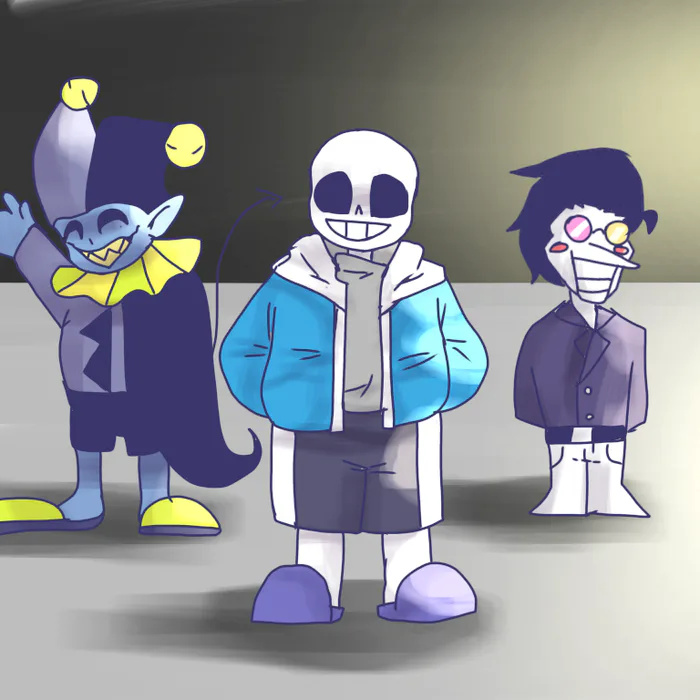 Am i the first to make a fight against jevil as sans? https