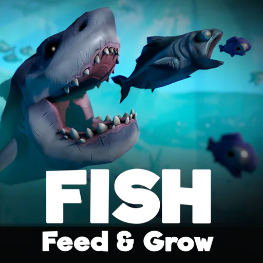 PLAY AS A FISH & TRY TO SURVIVE!! (Feed and Grow Fish) 