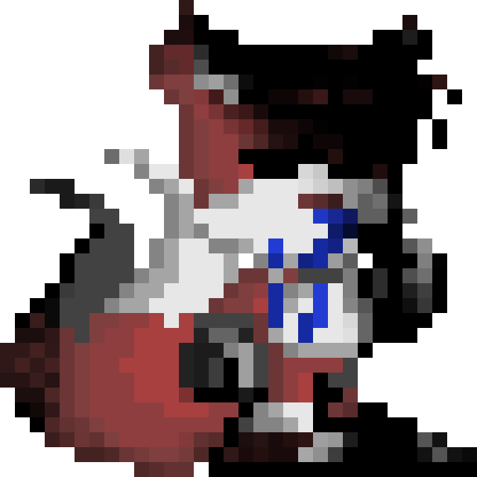 Starved sonic pixel art